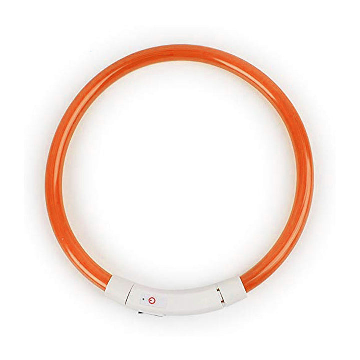 Rechargeable LED Silicone Pet Collar product image for dogs at CovePaws