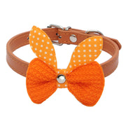 Wool Knitted Bow Pet Collar product photo 6 at CovePaws