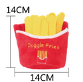 Cute Burger Dog Toy