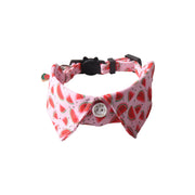 Fruit Blossom Bow Cat Collar