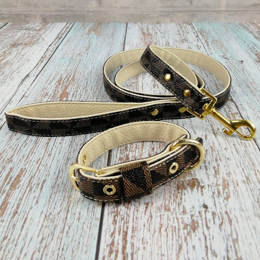 French Bulldog Collar and Leash Set