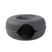 Wool Felt Cat Tunnel Bed