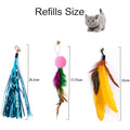 Retractable Cat Feather Wand Toy