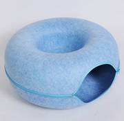 Wool Felt Cat Tunnel Bed